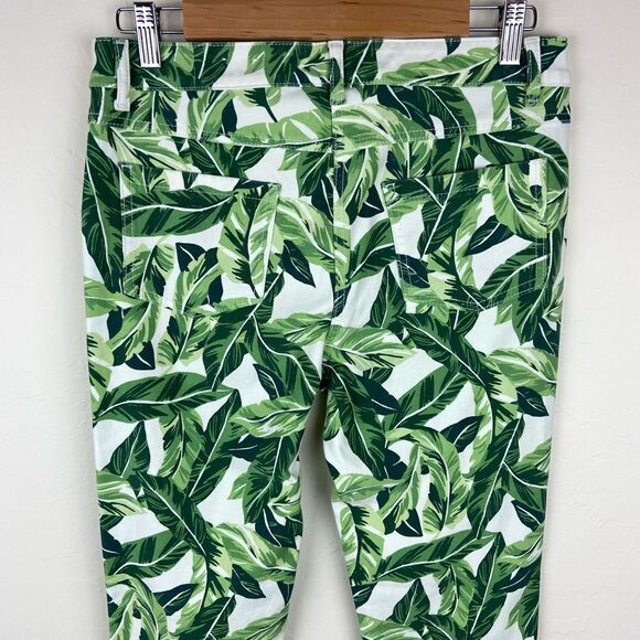 J. McLaughlin Lexi Straight Leg Jeans - Palm Leaf Print - Picture 7 of 8